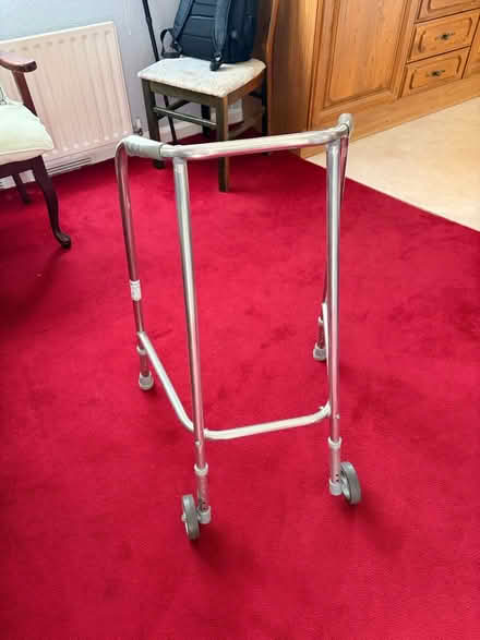 Photo of free Zimmer frame on wheels (BN10 8ur) #1