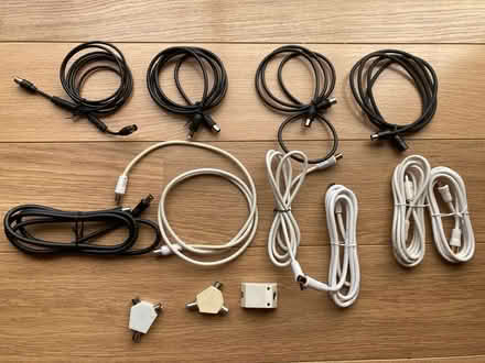 Photo of free Coaxial TV aerial leads (Whitegrove RG42) #1