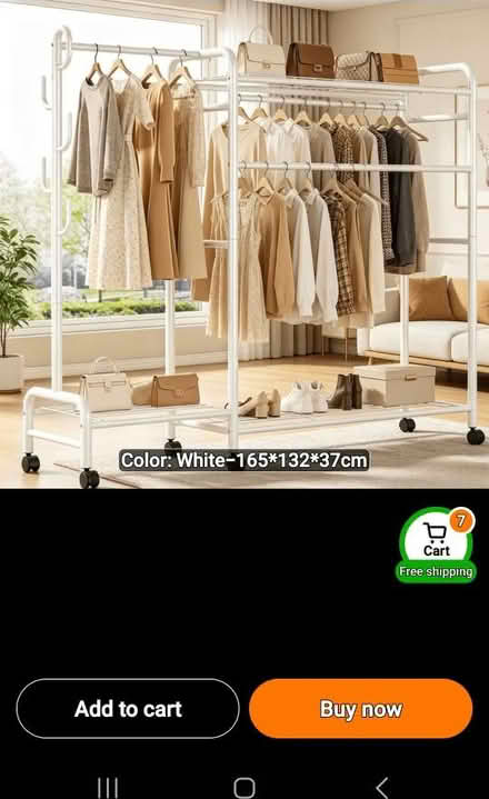 Photo of free Clothes rail (Harlesden) #1