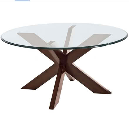Photo of Round glass dining table (Stamford, CT 06902) #1