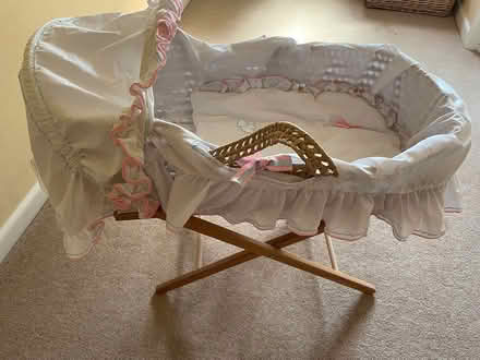 Photo of free Vintage Moses basket (Colehill Wimborne) #1