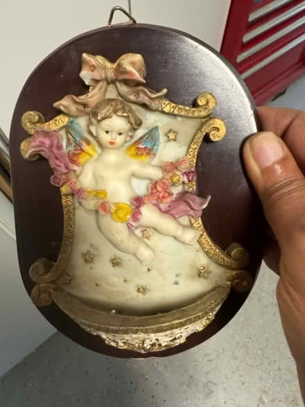 Photo of free Small wall hanging with angel (Homestead and Wolfe) #1