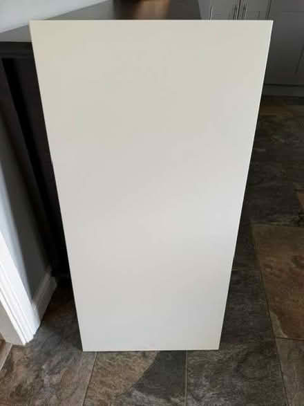 Photo of free White coffee table top and shelf - with some corner damage (East Hunsbury NN4) #3