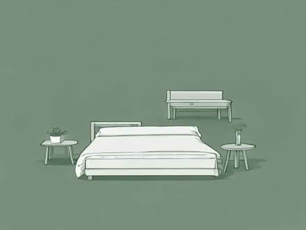 Photo of Bed, mattress, sofa , dining table and coffee tables (Fox Hollies B27) #1