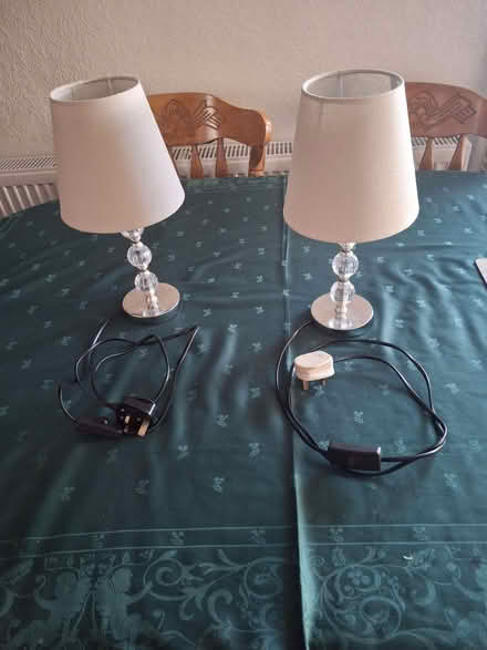 Photo of free 2 bedside/table lamps (Penrith CA11) #1