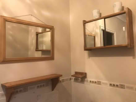 Photo of free Pine Bathroom Items (Welling DA16, Off Welling Way) #1