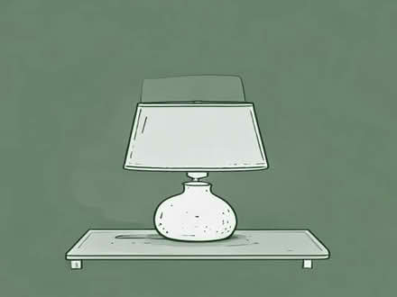 Photo of Small bedside lamp with lampshade (Haywards Heath RH16) #1