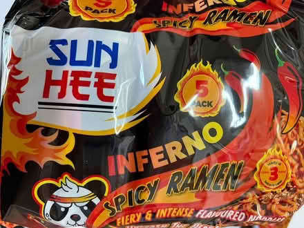 Photo of free SUNHEE Spicy ramen (WV3) #1