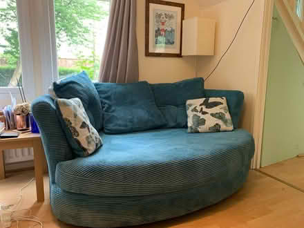 Photo of free Sofa - corner soda and loveseat (Sunnyhill DE23) #2
