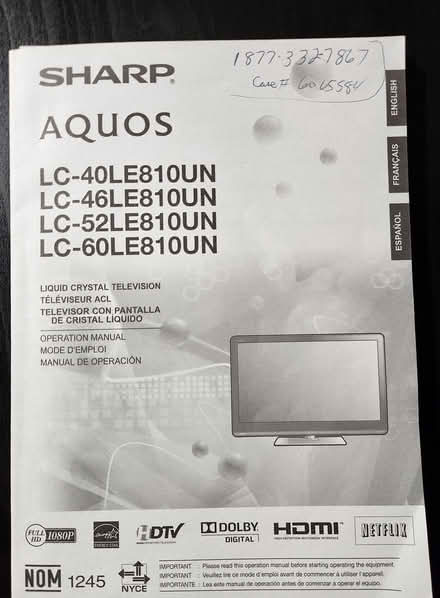 Photo of free 46" led tv (SE Denver) #3