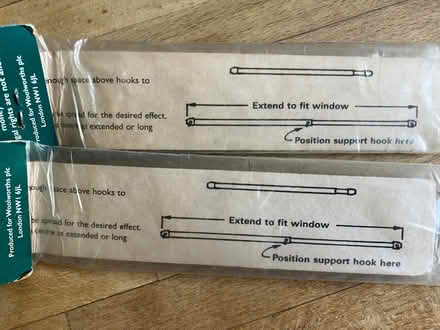 Photo of free 2 extending net rods for net curtains (Brixton Hill SW2) #3