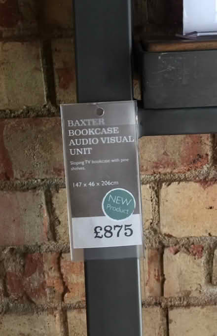 Photo of free Baxter Bookcase Audio Visual Unit for TV etc (Flamstead AL3) #2