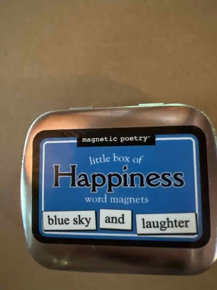Photo of free Little magnetic poetry box (S Section) #1
