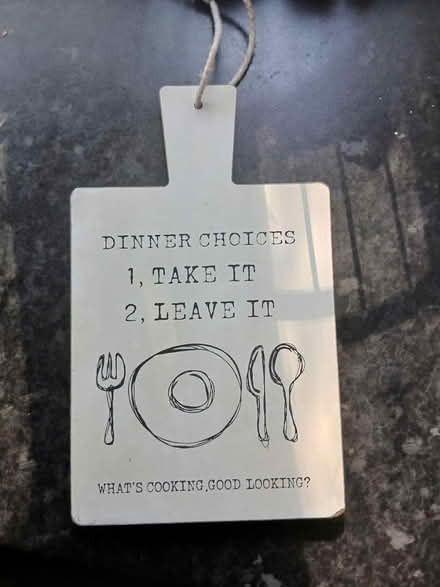 Photo of free Kitchen sign (Canford Heath, BH17 8) #1