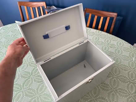 Photo of free Tin box for hanging filed (Larkfield) #2