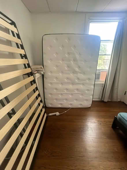 Photo of free Full-sized mattress and box spring (Albany Park) #3