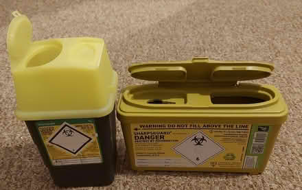 Photo of free container for sharps disposal (Bexley DA5) #1