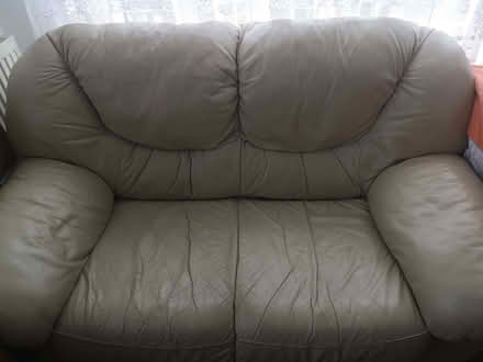 Photo of free Leather sofa (Sandylands LA3) #3