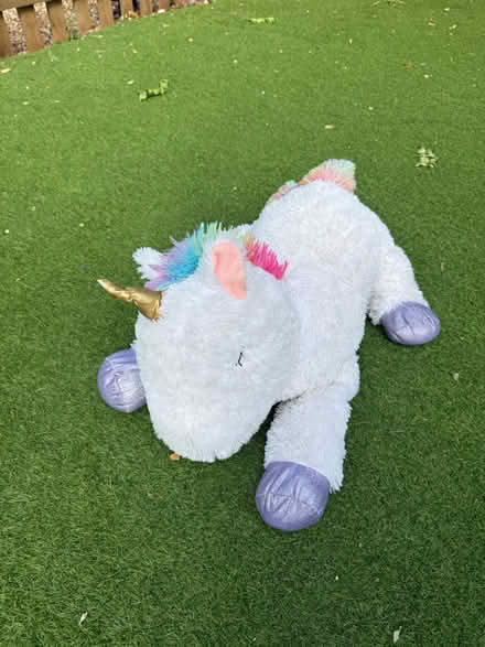 Photo of free Large Magical Unicorn Plush (LU7 9ns) #3