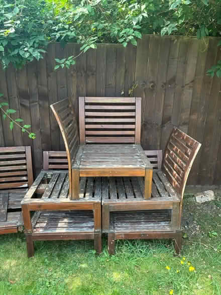 Photo of free IKEA wooden outdoor furniture (SE6) #1