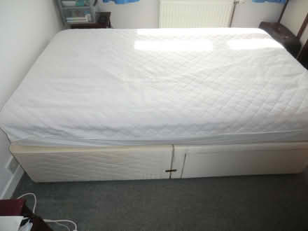 Photo of free Myers 4ft Wide Divan Bed with Mattress. (Mannofield AB10) #1