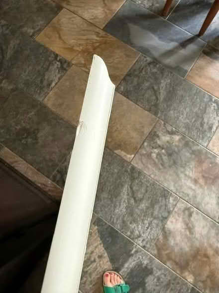Photo of free White coffee table top and shelf - with some corner damage (East Hunsbury NN4) #4