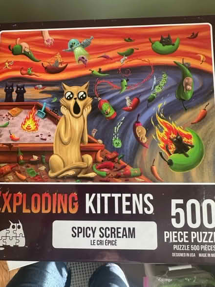 Photo of free 500 piece puzzle (Burlington) #1