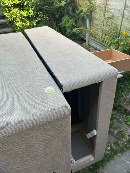 Photo of free King Divan Bed Base (2 pieces) (Stroud) #1
