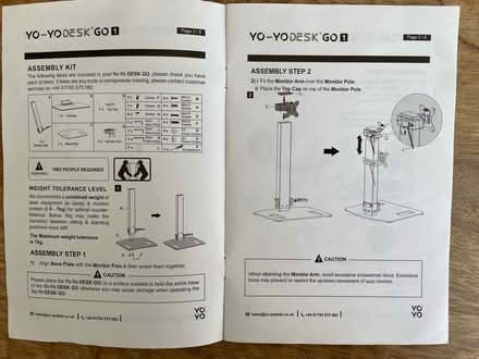 Photo of free YO-YO Adjustable Desk Bracket only (Rochester ME1) #2