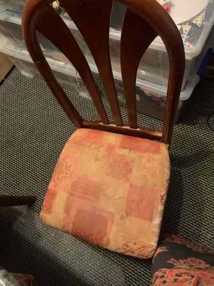 Photo of free 4 dining table chairs (Bow) #1