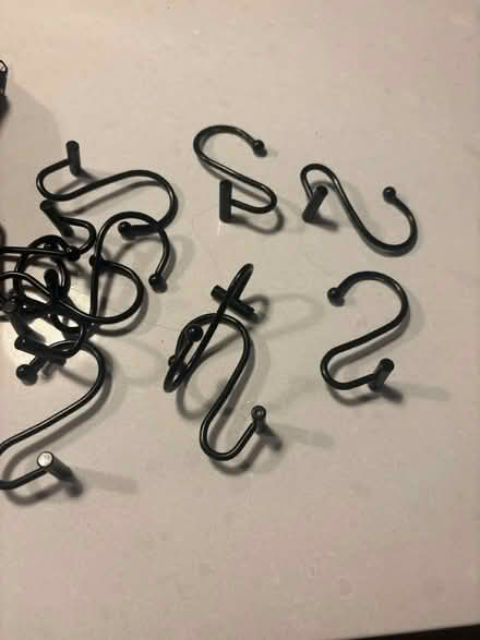 Photo of free Shower curtain hooks (M4J 2X9) #1