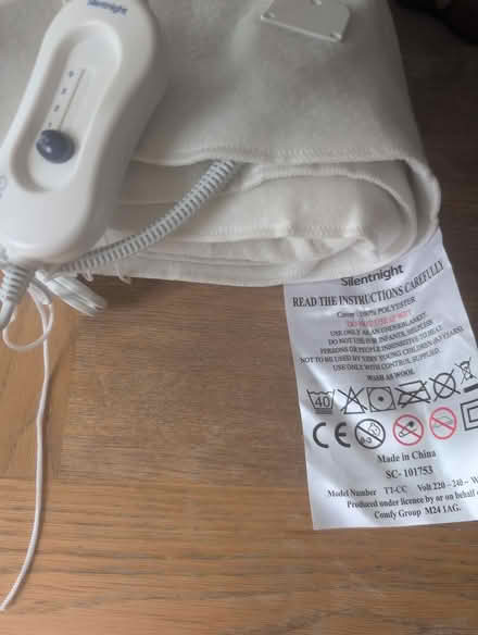 Photo of free Electric under blanket (Gainsborough) #1