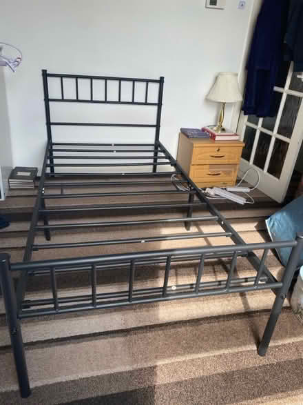 Photo of free Metal Bed Single Bed Mattresses (Drighlington, BD11) #3