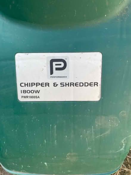 Photo of free Chipper & Shredder (SW4) #2