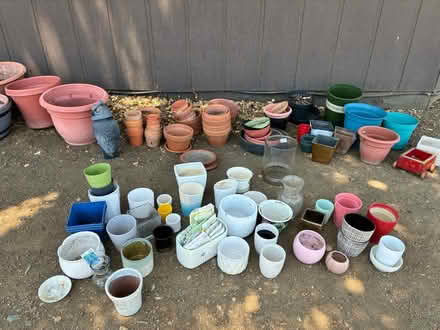 Photo of free Plant pots, Rocks and Sand (Los Altos) #2