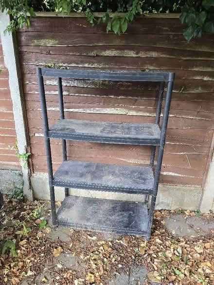 Photo of free Heavy duty plastic shelving for garage/shed (Murdishaw WA7) #1