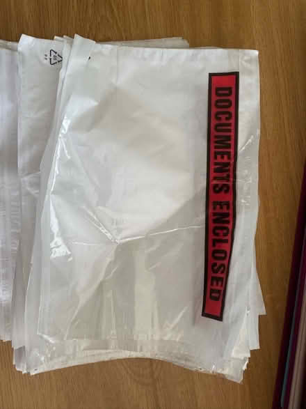Photo of free Documents enclosed bags (Coley RG30) #1