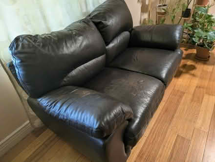 Photo of free Sofa love seat (Cupertino Public Library) #2