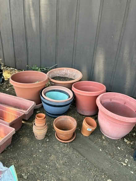 Photo of free Plant pots, Rocks and Sand (Los Altos) #4