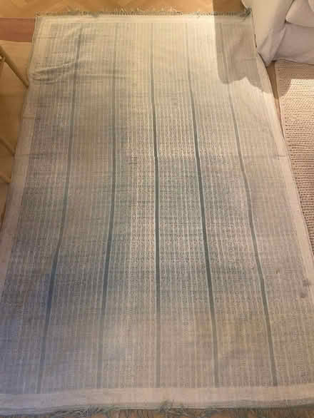 Photo of free West Elm indigo kilim blue rug (Chelsea SW3) #1