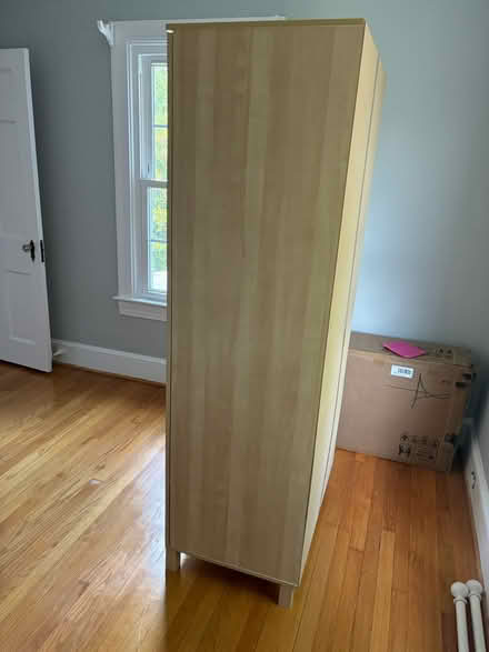 Photo of free IKEA standing closet, light wood (Arlington - Clarendon) #4