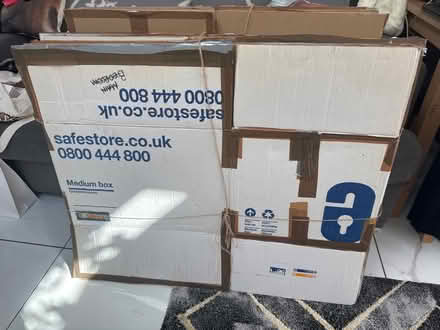 Photo of free Used packing/moving boxes (Dormansland RH7) #1