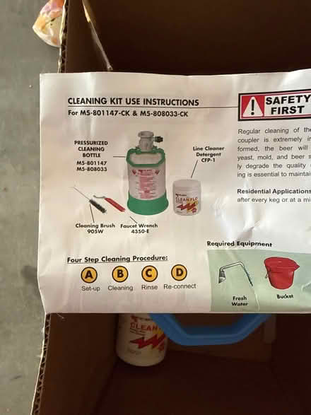 Photo of free Keg cleaning kit (Oakland Temescal) #2