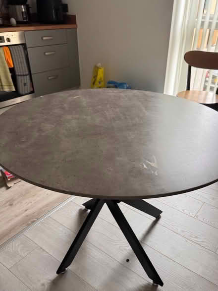 Photo of free Dark grey dining table. Foldable (Manchester M12) #2