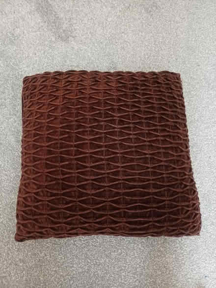 Photo of free Dark brown cushion (one) (Upton, SL1 1) #1