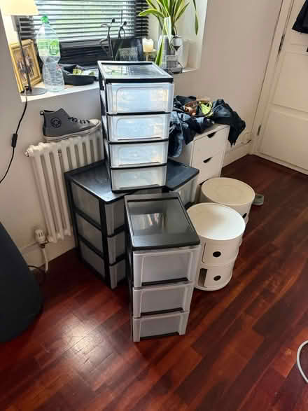 Photo of free Sturdy plastic drawers (E2 Bethnal Green) #1
