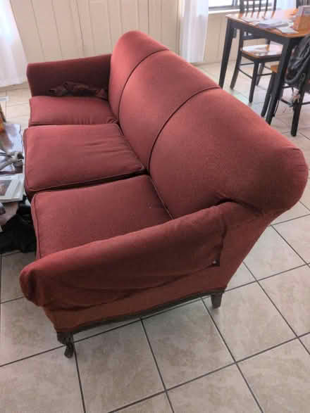 Photo of free Red Couch (Cherry Hills) #2