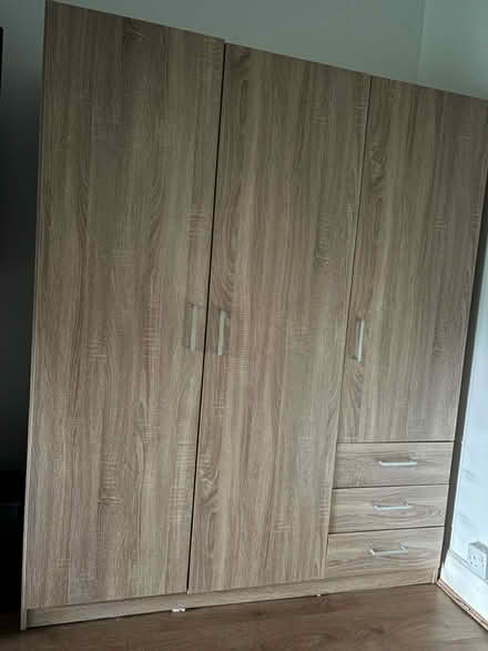 Photo of free Light oak wardrobe - assembled (Brixton SW2) #2