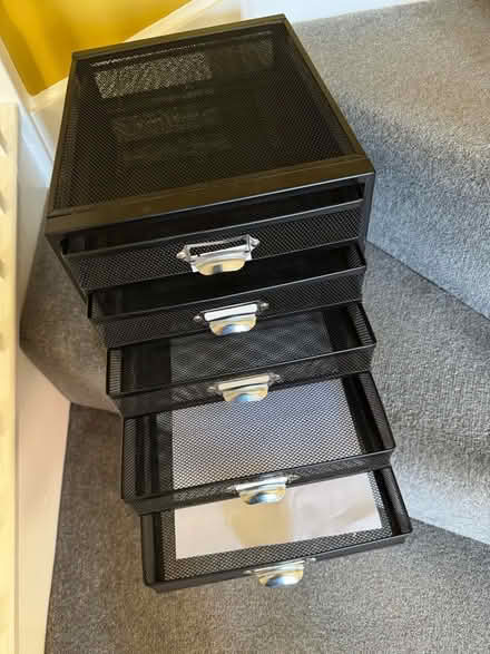 Photo of free Black metal mesh filing drawers (Hassocks BN6) #1