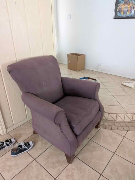 Photo of free Purple armchair (Cherry Hills) #1